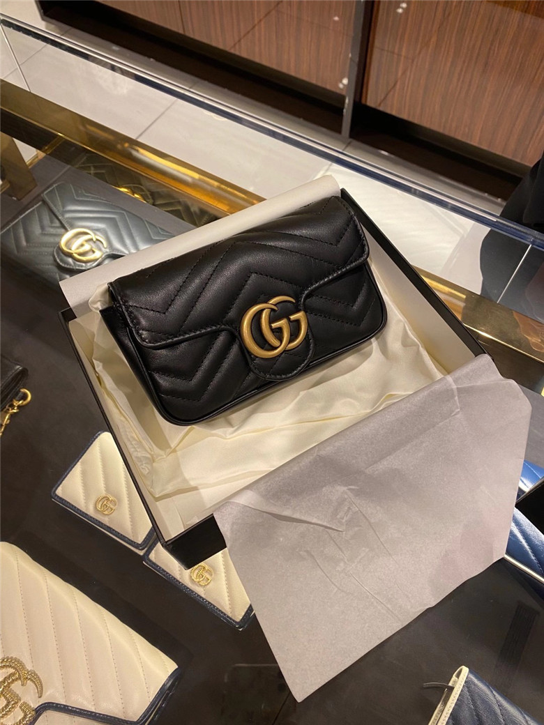  Gucci Marmont Supermini 黑色