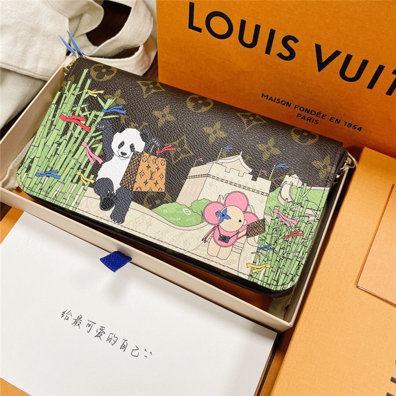 Lv M80992 FÉLICIE POCHETTE 熊猫三合一