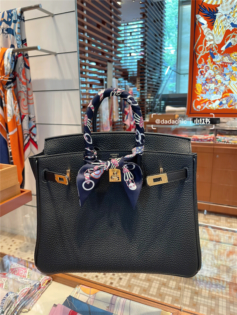 爱马仕 birkin25 黑金Togo YYDS