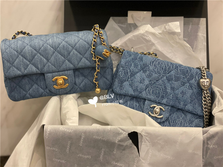 CHANEL 22C牛仔金球 Vs 23P 牛仔心心