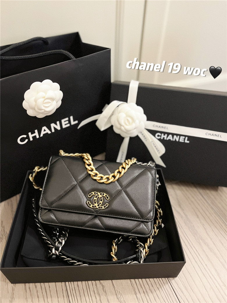 Chanel 19woc🖤涨价前拿下！不愧是梦中情包