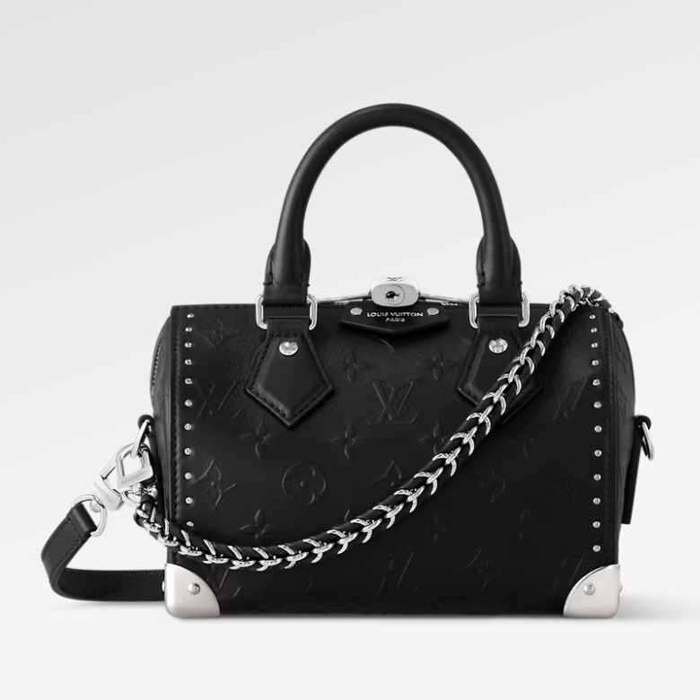 解锁时尚密码：LV M14575 SPEEDY20 TRUNK 全皮枕头包
